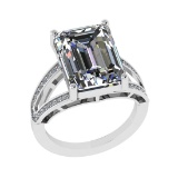 3.25 Ctw VS/SI1 Diamond 14k white Gold Engagement Ring (ALL DIAMOND ARE LAB