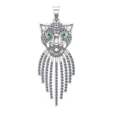 2.34 Ctw SI2/SI1 Diamond Prong Set 14k white Gold Pandant (ALL DIAMOND ARE