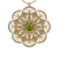 2.47 Ctw VS/SI1 Peridot and Diamond Set 10K Yellow Gold Pendant (ALL DIAMON