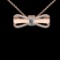 0.70 Ctw VS/SI1 Diamond 18K Rose Gold Necklace (ALL DIAMOND ARE LAB GROWN )