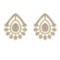 2.84 Ctw VS/SI1 Diamond Prong Set 14k Yellow Gold Stud Earrings (ALL DIAMON