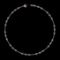 0.90 Ctw VS/SI1 Diamond 14K Rose Gold Yard Necklace (ALL DIAMOND ARE LAB GR