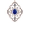 39.09 Ctw SI1/SI2 Tanzanite and Diamond 14k Rose Gold Pandant (ALL DIAMOND