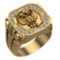 0.65 Ctw VS/SI1 Diamond Prong Set 14k Yellow Gold Ring (ALL DIAMOND ARE LAB