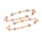 6.96 Ctw VS/SI1 Fancy Natural Yellow Brown and white Diamond 14K Rose Gold