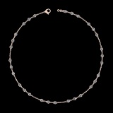 0.90 Ctw VS/SI1 Diamond 14K Rose Gold Yard Necklace (ALL DIAMOND ARE LAB GR