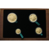 South Africa Gold Natura Proof Set 1997 Water Buffalo