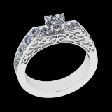 2.30 Ctw VS/SI1 Diamond 10k white Gold Engagement Ring (ALL DIAMOND ARE LAB