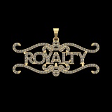 2.03 Ctw VS/SI1 Diamond 10k Yellow Gold Royalty Pandant (ALL DIAMOND ARE LA