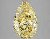 4.04 ctw. VS2 IGI Certified Pear Cut Loose Diamond (LAB GROWN)
