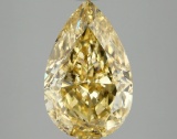 4.04 ctw. VS2 IGI Certified Pear Cut Loose Diamond (LAB GROWN)