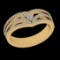 0.49 Ctw VS/SI1 Diamond 10k Yellow Gold Engagement Ring (ALL DIAMOND ARE LA