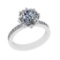 2.59 Ctw VS/SI1 Diamond 14k white Gold Engagement Ring (ALL DIAMOND ARE LAB