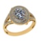 2.65 Ctw VS/SI1 Diamond Prong Set 14k Yellow Gold Engagement Ring (ALL DIAM