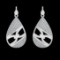 0.54 Ctw VS/SI1 Diamond 10k White Gold Pandant Necklace (ALL DIAMOND ARE LA