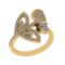1.02 Ctw SI2/SI1 Diamond Prong Set 14k Yellow Gold Engagement Ring (ALL DIA