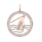 1.88 Ctw VS/SI1 Diamond 14k Rose Gold Pendant (ALL DIAMOND ARE LAB GROWN )