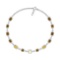 3.60 Ctw VS/SI1 Fancy NaturalYellow Brown Diamond 14K White Gold Bracelet