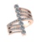 2.04 Ctw SI2/SI1 Diamond Prong Set 14k Rose Gold Engagement Ring (ALL DIAMO