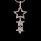 2.28 Ctw VS/SI1 Diamond 10k Rose Gold Christmas Theme Pandant (ALL DIAMOND