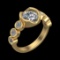 2.66 Ctw VS/SI1 Diamond 10k Yellow Gold Engagement Ring (ALL DIAMOND ARE LA