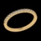 0.36 Ctw VS/SI1 Diamond 10k Yellow Gold Eternity Band Ring (ALL DIAMOND ARE