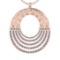 1.00 Ctw VS/SI1 Diamond Prong Set 14k Rose Gold Pandant (ALL DIAMOND ARE LA