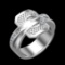 0.40 Ctw SI2/SI1 Diamond 10k white Gold Engagement Ring (ALL DIAMOND ARE LA