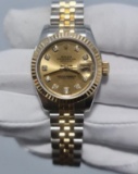 26mm Womens Datejust w/ Factory Diamonds Comes with Box & Papers