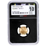 Certified American $5 Gold Eagle 1997 VaultBox-Series 7 Mint State 10