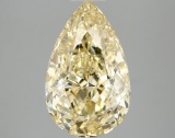 3.1 ctw. VS1 IGI Certified Pear Cut Loose Diamond (LAB GROWN)