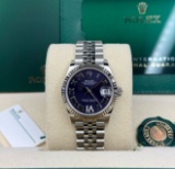 31mm Fluted Purple Dial Jubilee Oysterperpetual Rolex Ref 278274 Comes With