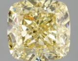 3.09 ctw. VS1 IGI Certified Cushion Q Cut Loose Diamond (LAB GROWN)