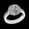 2.11 Ctw VS/SI1 (ALL DIAMOND ARE LAB GROWN ) Diamond 10k white Gold Engagem
