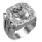 0.65 Ctw VS/SI1 Diamond Prong Set 14k white Gold Ring (ALL DIAMOND ARE LAB