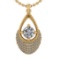 0.80 Ctw VS.SI1 (ALL DIAMOND ARE LAB GROWN ) Diamond 14k Yellow Gold Neckla