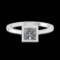 0.75 Ctw VS/SI1 Diamond Prong Set 10K white Gold Solitaire Ring (ALL DIAMON