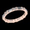 1.40 Ctw VS/SI1 Diamond 10k Rose Gold Eternity Band Ring (ALL DIAMOND ARE L