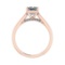 0.82 Ctw VS/SI1 Diamond 14k Rose Gold Engagement Ring (ALL DIAMOND ARE LAB