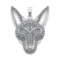 6.07 Ctw VS/SI1 Diamond 14k white Gold Animal Creature Theme Pendant (ALL D