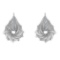 0.49 Ctw VS/SI1 Diamond 10K White Gold Stud Earrings (ALL DIAMOND ARE LAB G