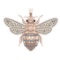 1.98 Ctw SI1/SI2 Diamond 14k Rose Gold Creature Pendant(ALL DIAMOND ARE LAB