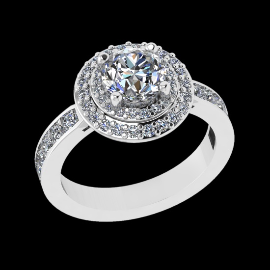 2.11 Ctw VS/SI1 (ALL DIAMOND ARE LAB GROWN ) Diamond 10k white Gold Engagem