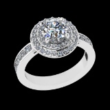 2.11 Ctw VS/SI1 (ALL DIAMOND ARE LAB GROWN ) Diamond 10k white Gold Engagem