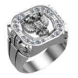 0.65 Ctw VS/SI1 Diamond Prong Set 14k white Gold Ring (ALL DIAMOND ARE LAB