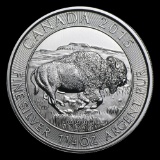 2015 Canada 1.25 oz Silver $8 Bison BU