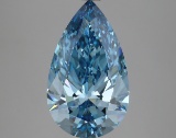 3.69 ctw. VS2 IGI Certified Pear Cut Loose Diamond (LAB GROWN)