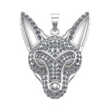 6.07 Ctw VS/SI1 Diamond 14k white Gold Animal Creature Theme Pendant (ALL D