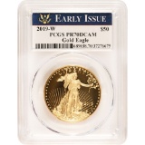 Certified Proof American Gold Eagle $50 2019-W PF70 PCGS Early Issue
