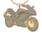 8.71 Ctw VS/SI1 Diamond 14K Yellow Gold Hip Hop Style Necklace (ALL DIAMOND